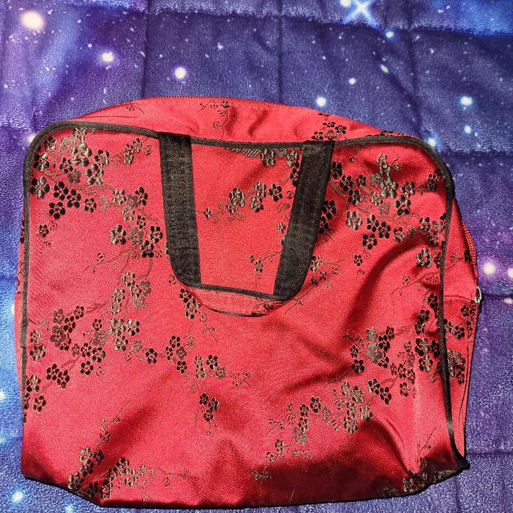 Red Chinese handbag